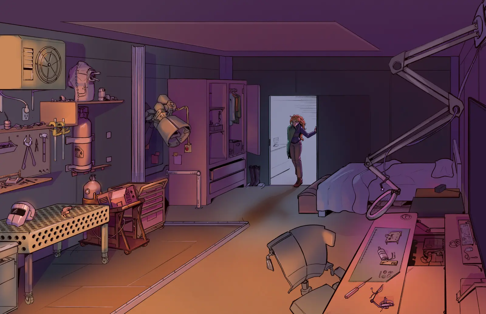 Silver Cage - Spreads, Illustrations